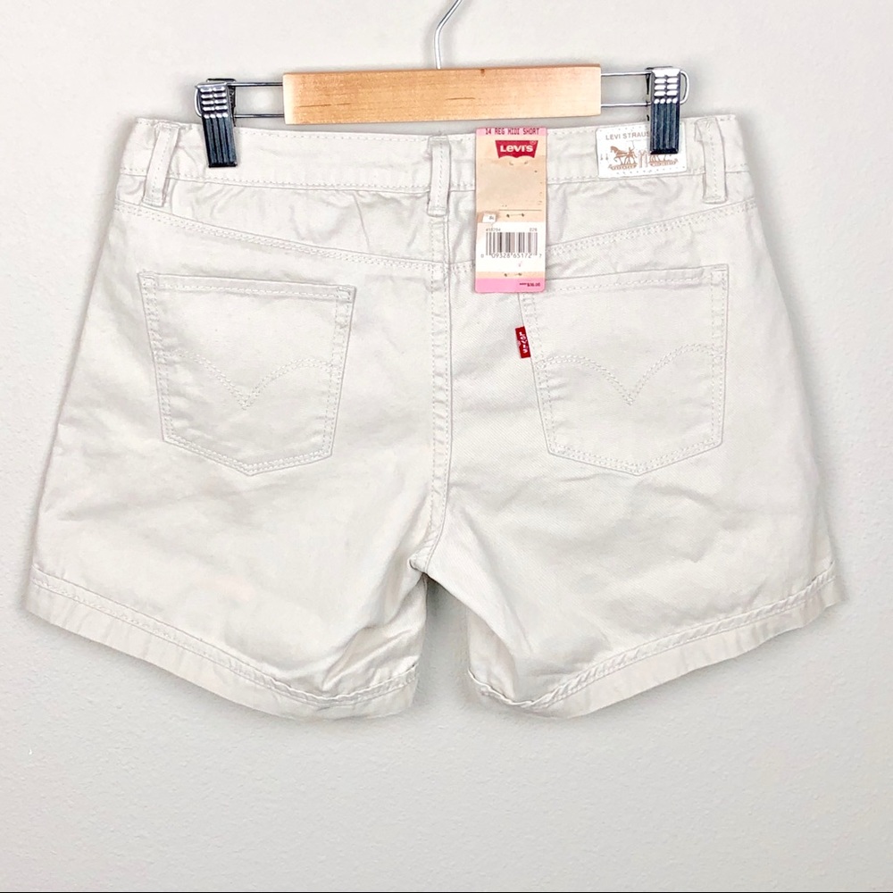 LEVI’S Girls Midi Short Size 14 - Picture 2 of 4